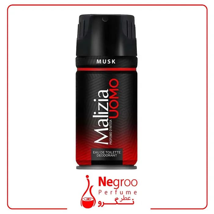 اسپری خوشبو کننده بدن مالیزیا مدل uomo musk حجم 150ml اورجینال