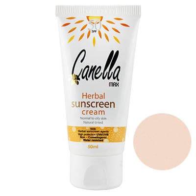 کرم ضدآفتاب رنگی بژ متوسط کنلامکس 50ml
