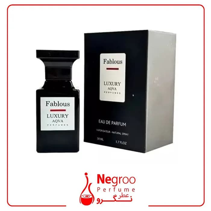 عطر مردانه لاکچری آکوا تامفورد مدل Fablous حجم 50 میل اورجینال