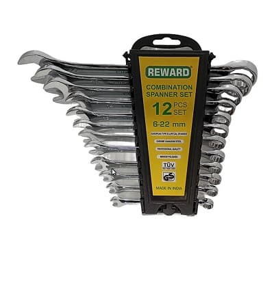 آچار یکسر تخت و یکسر رینگی ریوارد مدل RD622 مجموعه 12 عددی