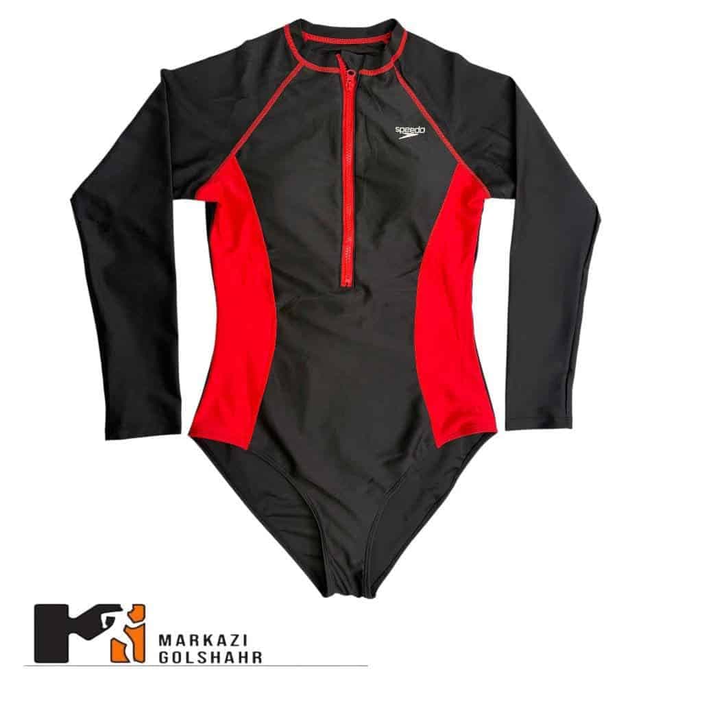 مایو زنانه آستین‌دار طرح Speedo کد 2013655 — تصویر ۲