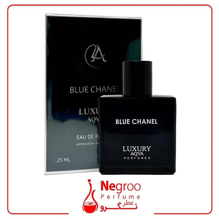 ادکلن مردانه لاکچری اکوا مدل بلو چنل Blue Chanel حجم 25 میل اورجینال