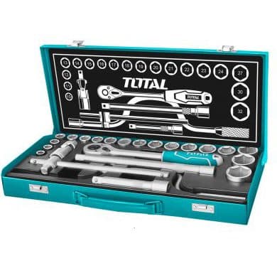 آچار بکس توتال مدل tht141253 مجموعه 24عددی