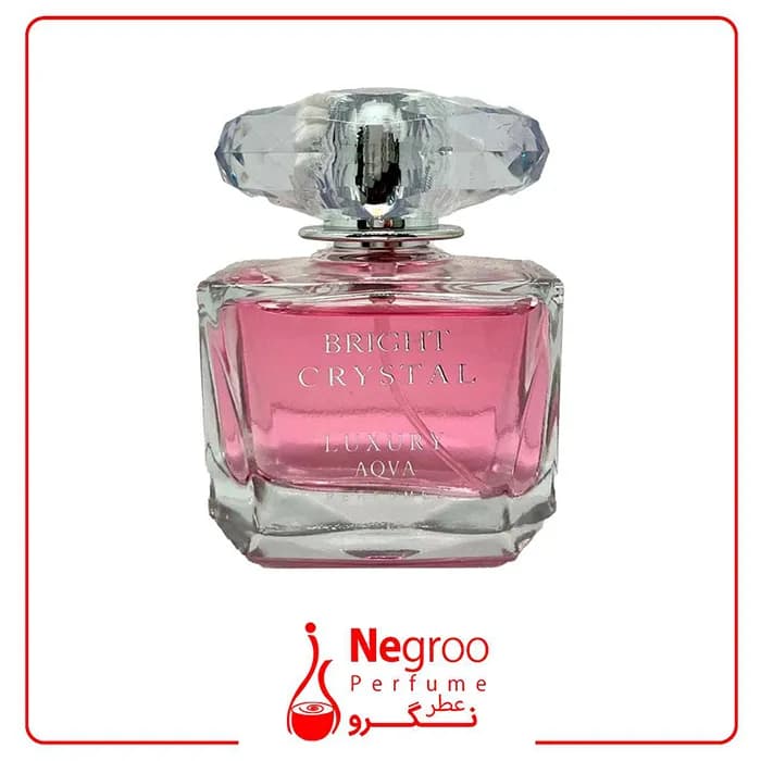 عطر مینی لاکچری آکوآ مدل Bright Crystal حجم 50 میل اورجینال — تصویر ۲