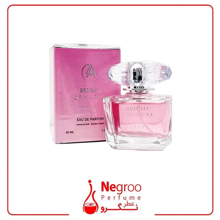 عطر مینی لاکچری آکوآ مدل Bright Crystal حجم 50 میل اورجینال