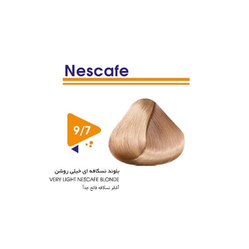 رنگ مو بلوند نسکافه ای خیلی روشن ویتامول شماره 7-9