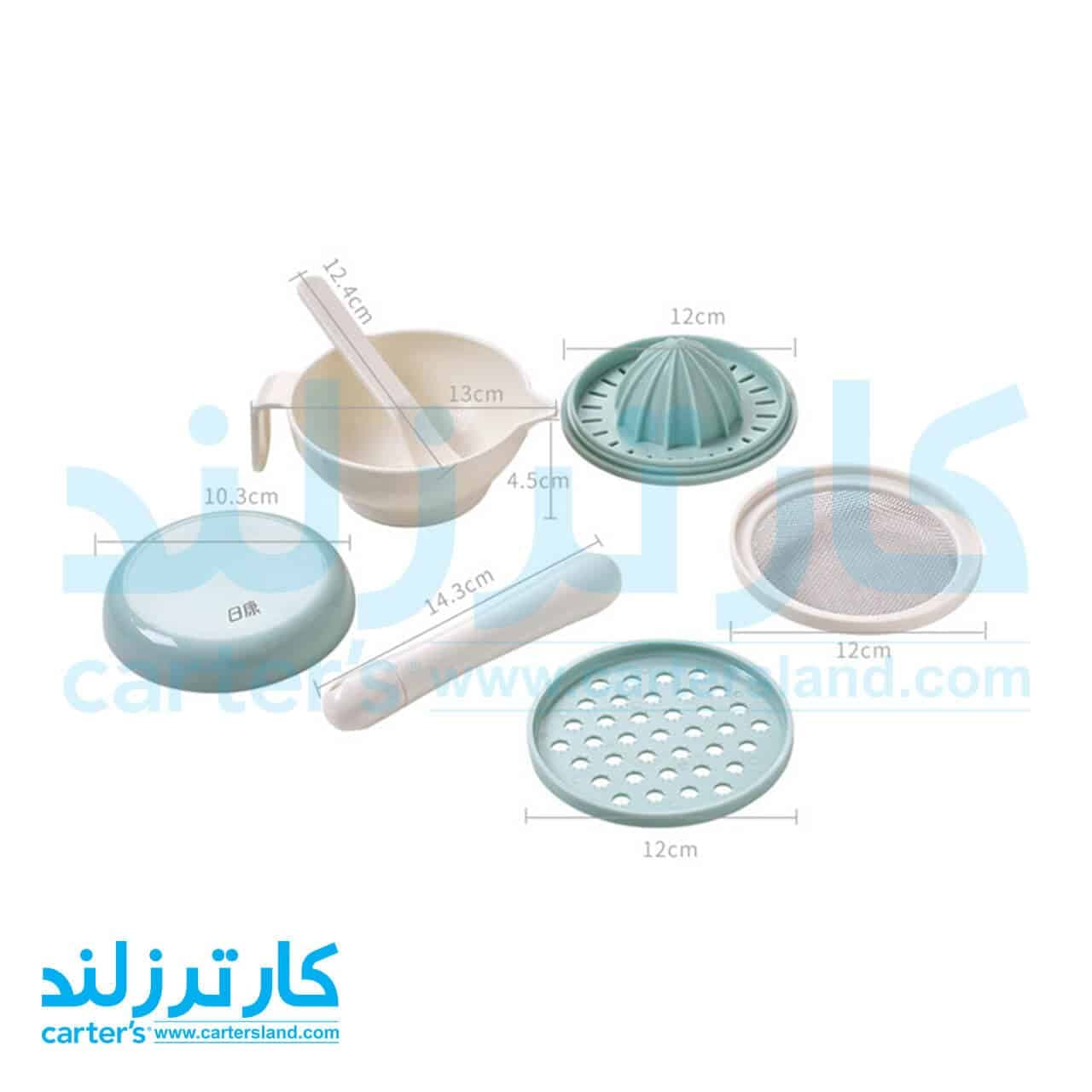ست غذاساز دستی 7 تکه کودک رووکو کد 02 — تصویر ۴