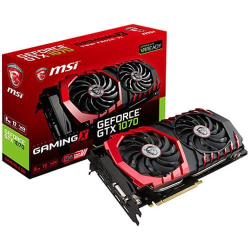 کارت گرافیک ام‌ اس‌ آی MSI 1070 GAMING X 8G