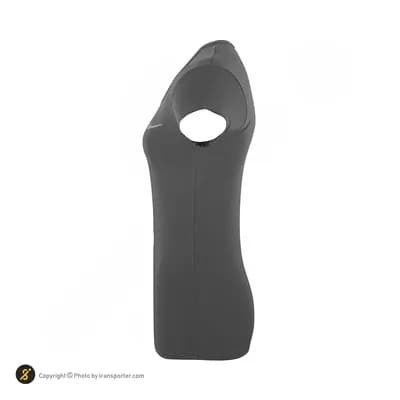 تیشرت ورزشی زنانه طرح نایک یقه گرد یونیک اسپرت | طوسی — تصویر ۲
