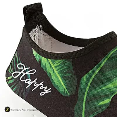 کفش شنا پاپوش ساحلی و استخری XUANZU 01 | مشکی/سبز — تصویر ۴