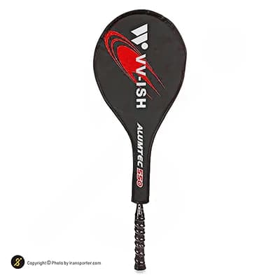 راکت بدمینتون ویش POWER 550 | مشکی/قرمز — تصویر ۸