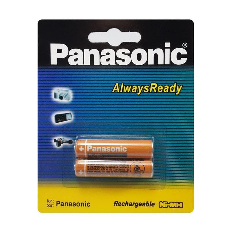 باتری نیم قلم شارژِی پاناسونیک | 830میلی آمپر | AAA Panasonic