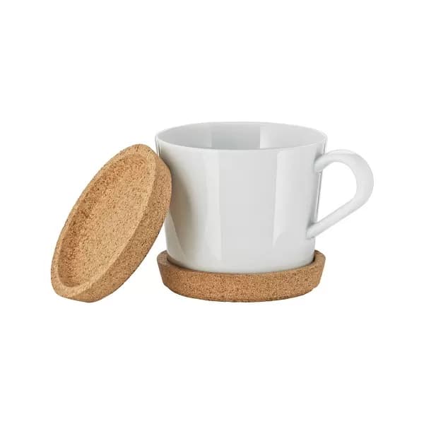 ست دوتایی زیرلیوانی چوب پنبه ای ایکیا IKEA 365 قطر 9 سانتی متر — تصویر ۳