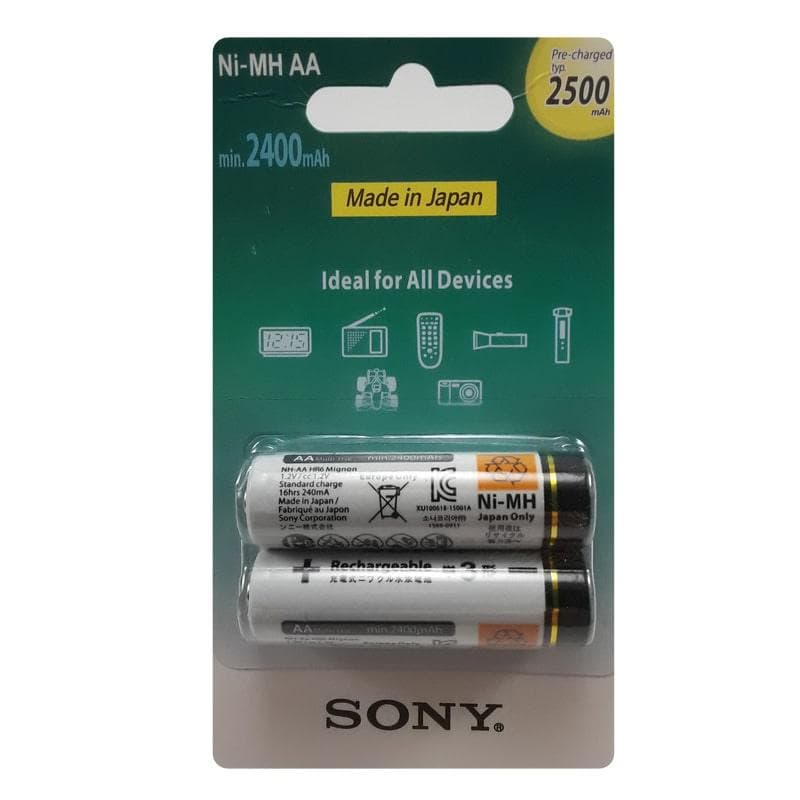 باتری قلمی شارژی سونی | AA SONY | 2400mAh