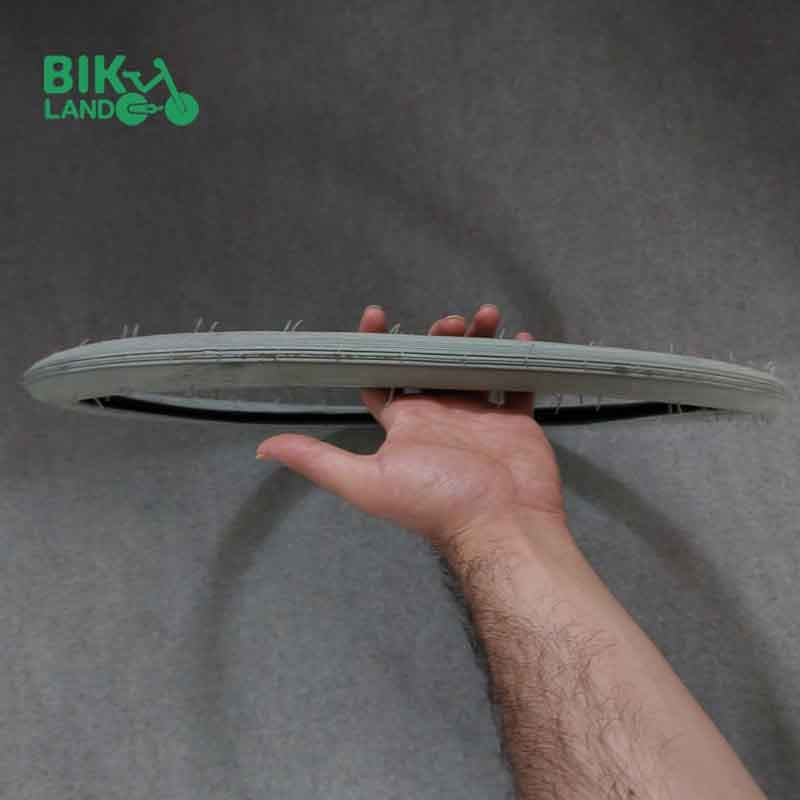 لاستیک ویلچری ایران یاسا مدل طوسی رنگ NO.5 سایز 1/38*24 — تصویر ۳