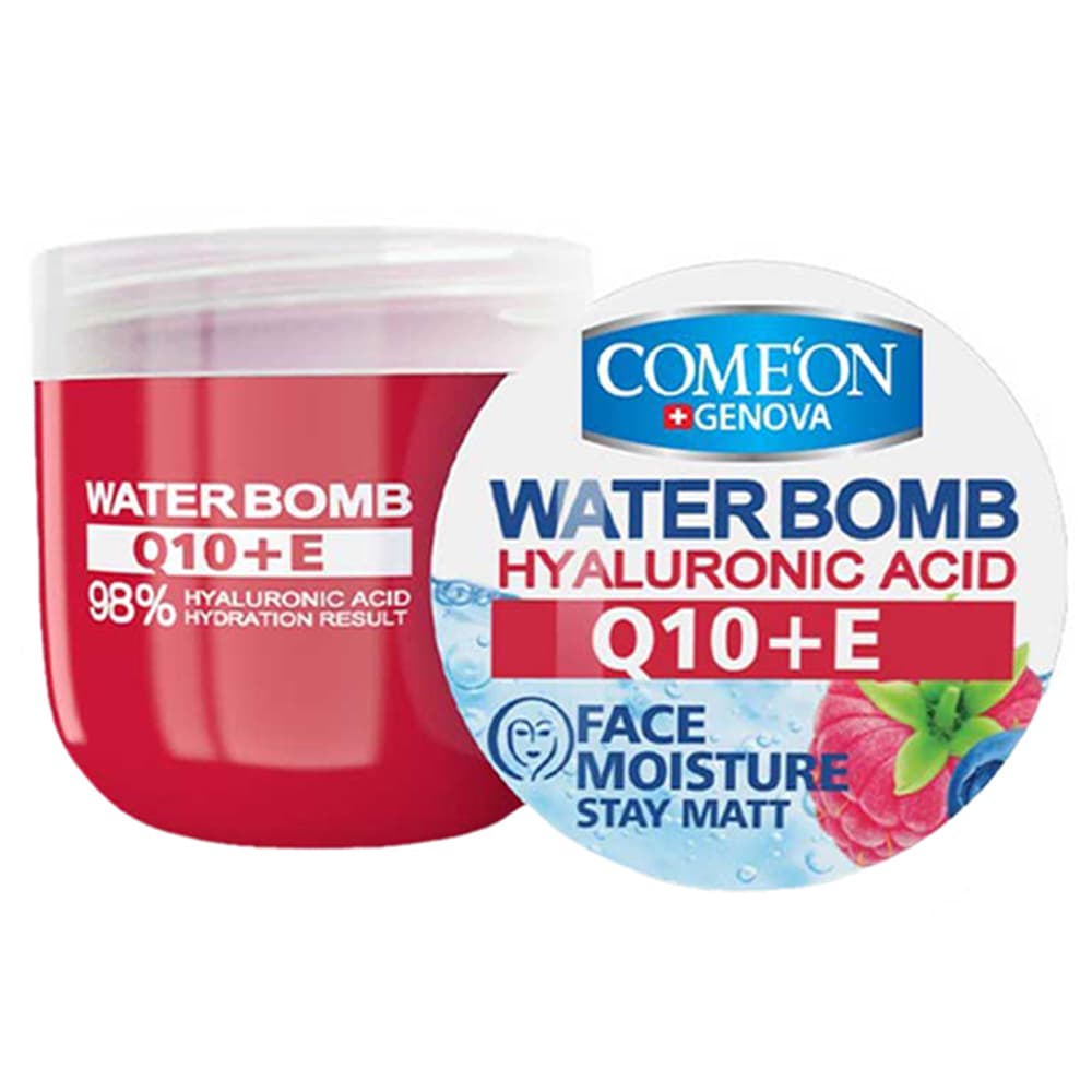 کرم کاسه ای کامان مدل آبرسان واتربمب Q10+E با حجم 200 میلی لیتر ( comeon cream )