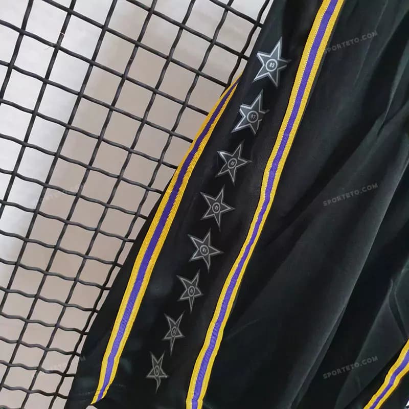 لباس بسکتبال لیکرز لبرون جیمز (مشکی) — تصویر ۵
