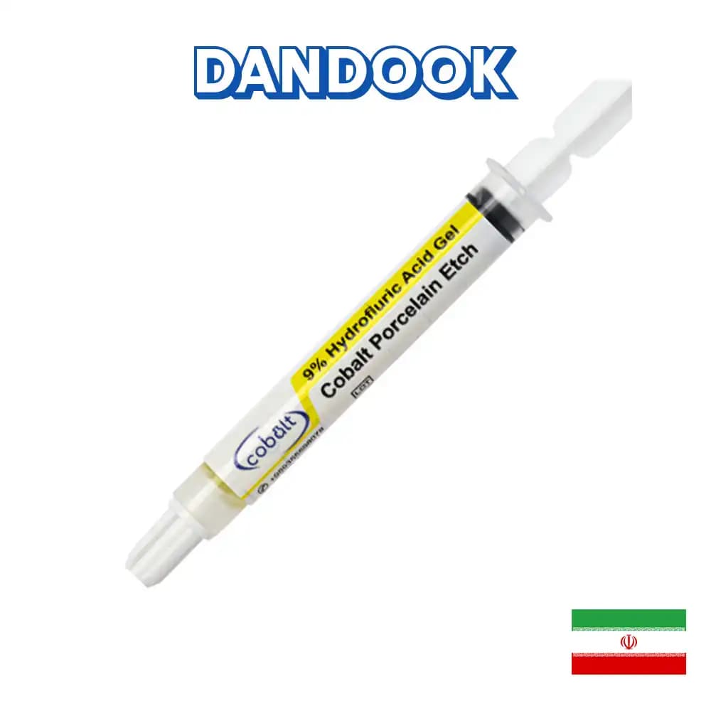 پرسلن اچ 9 درصد کبالت Porcelain Etch