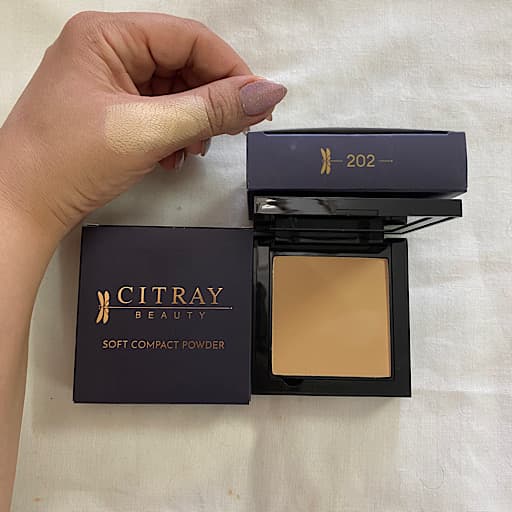 پنکک جدید سیترایش شماره 202 CITRAY SOFT COMPACT POWDERحجم 11گرم