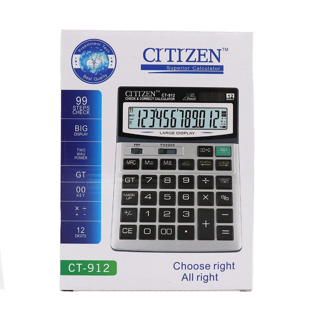 ماشين حساب سيتيزن CT-912