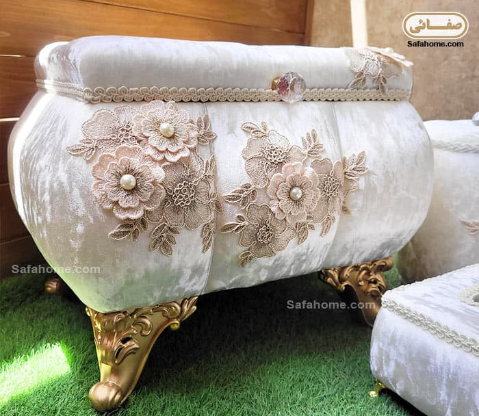 صندوقچه مخمل دایان شیری — تصویر ۳