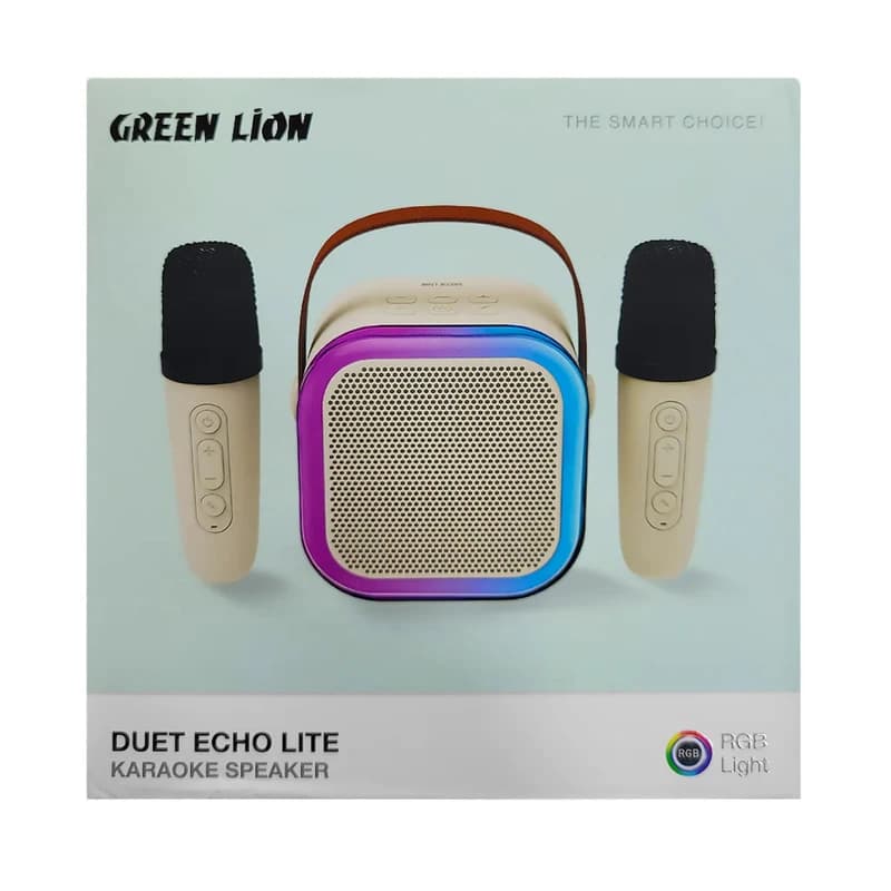 اسپیکر بلوتوثی کارائوکه گرین لاین مدل Green Lion Duet Echo Karaoke GNDUECH10WBG — تصویر ۶