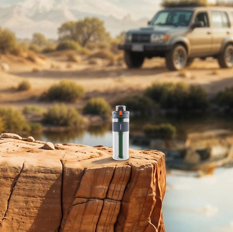 ماگ آب تصفیه 2 مرحله ای پرودو مدل PORODO 2-STAGE FILTRATION WATER BOTTLE LFST079 — تصویر ۳