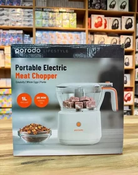 چرخ‌گوشت و خردکن پرودو مدل porodo Portable Electric Meat Chopper — تصویر ۳