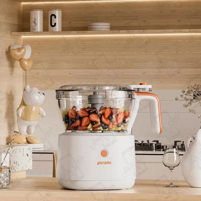 چرخ‌گوشت و خردکن پرودو مدل porodo Portable Electric Meat Chopper — تصویر ۵