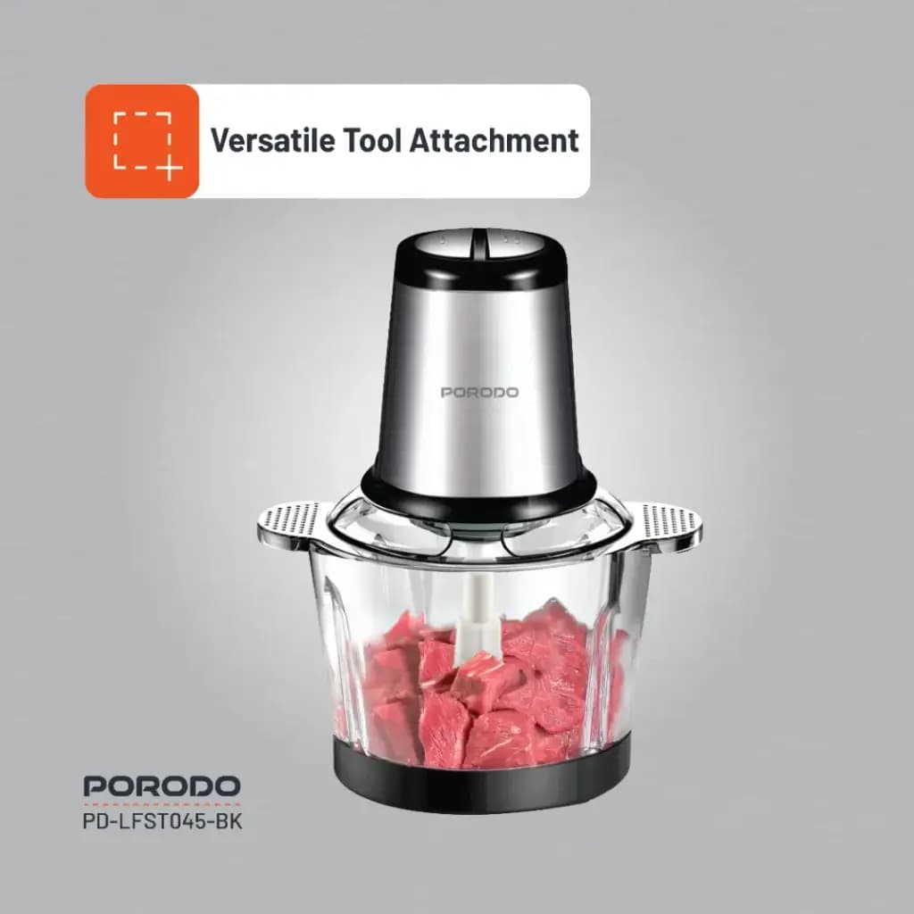 خردکن برقی پرودو مدل PORODO ELECTRIC FOOD CHOPPER LFST045 — تصویر ۳