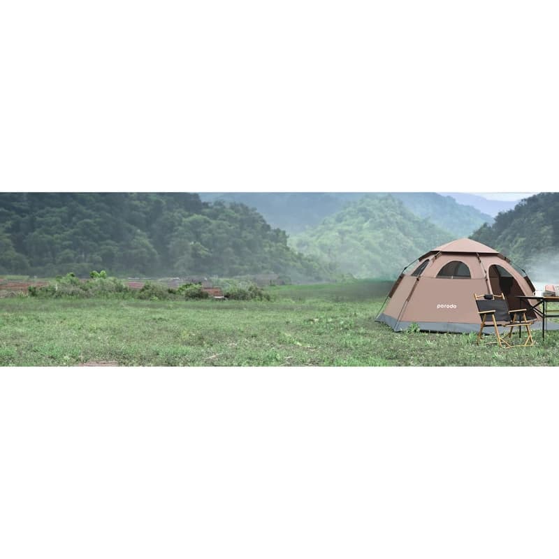 چادر مسافرتی 4 نفره پرودو مدل Porodo LF4PACT EASY POP UP Automatic Camping Tent — تصویر ۲
