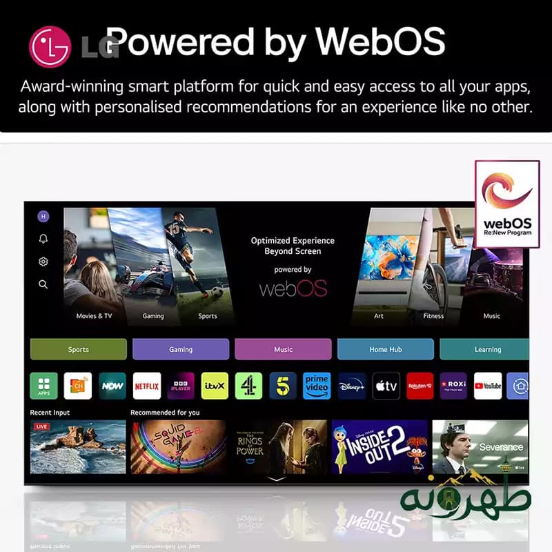 تلویزیون 65 اینچ ال جی مدل LG 65QNED93A6A — تصویر ۵