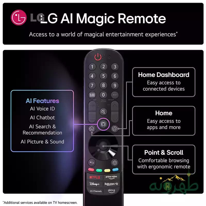 تلویزیون 65 اینچ ال جی مدل LG 65QNED93A6A — تصویر ۶