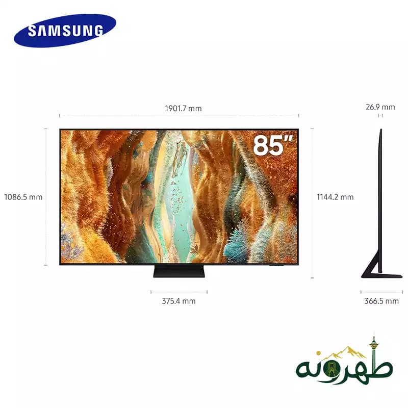 تلویزیون 85 اینچ سامسونگ مدل SAMSUNG QA85QN70FAU — تصویر ۳