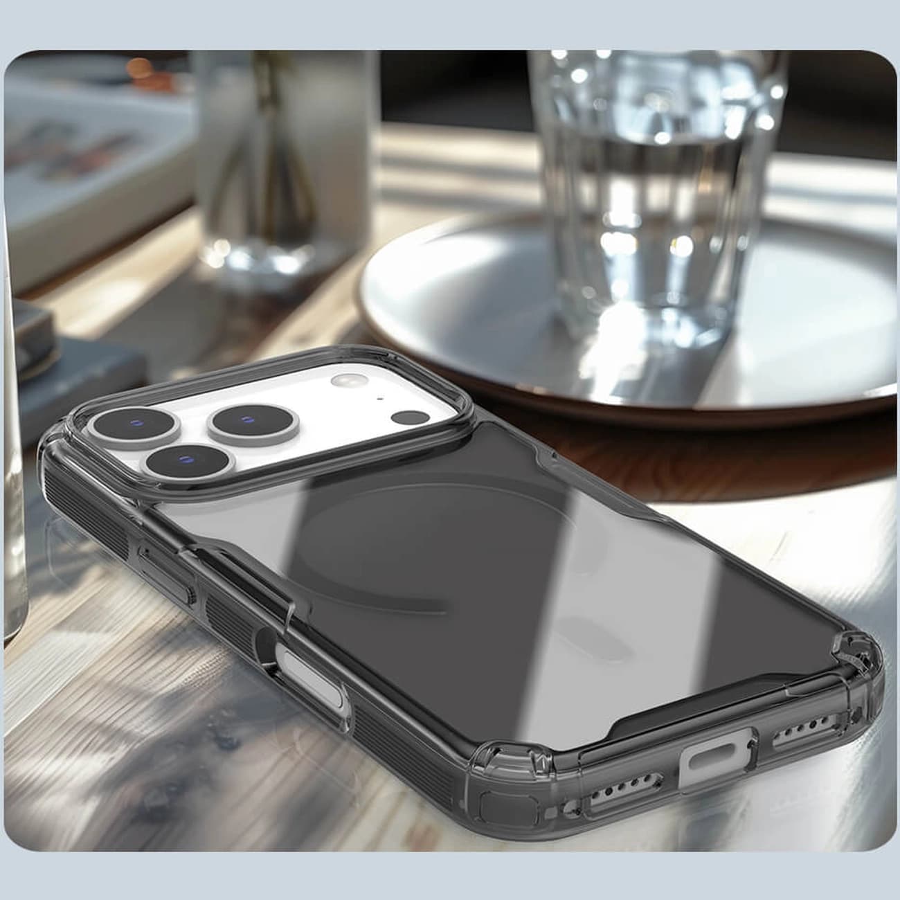قاب مگنتی آیفون 17 پرو نیلیکن Nillkin Nature TPU Pro Magnetic — تصویر ۳