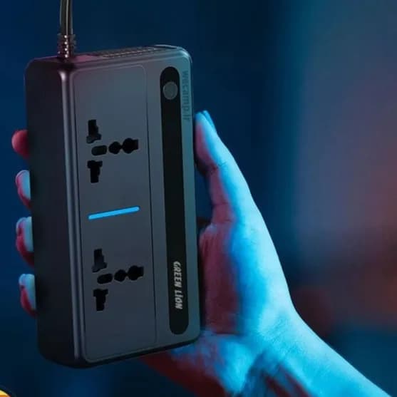 اینورتر و مبدل برق فندکی ماشین 200 وات گرین لاین مدل Green Lion GC-250 Car Inverter 200W — تصویر ۴