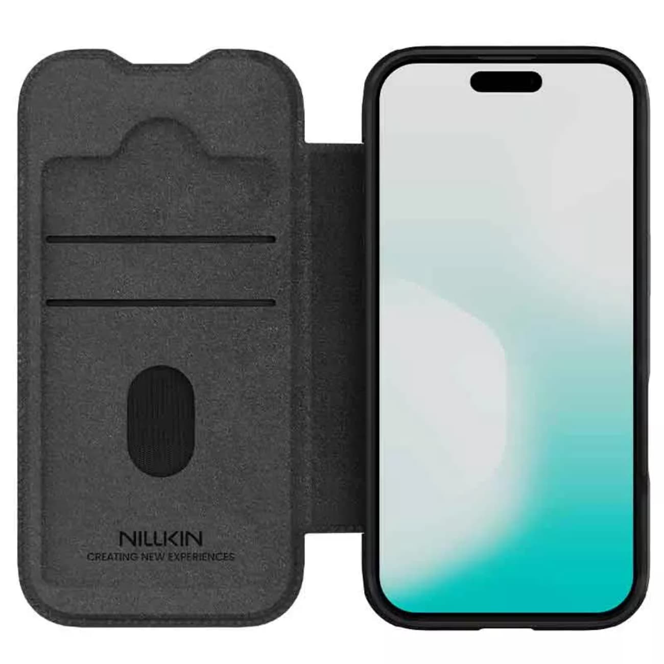 قاب چرمی کلاسوری آیفون 17 نیلکین Nillkin Qin Pro Leather — تصویر ۷