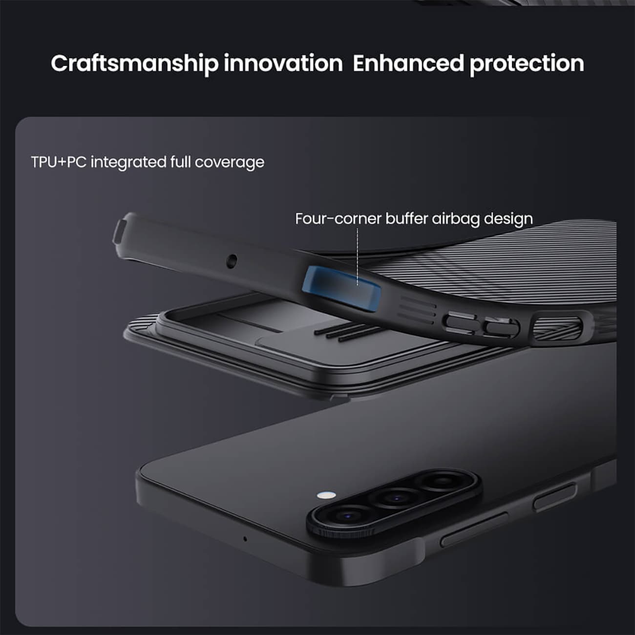 قاب گوشی سامسونگ Galaxy A17 نیلکین Nillkin CamShield Pro — تصویر ۷