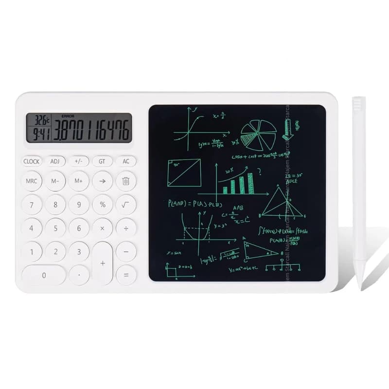 ماشین حساب و پد یادداشت گرین لاین مدل Green Lion CalcuWrite Pro به همراه قلم