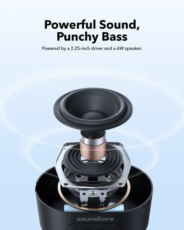اسپیکر بلوتوث انکر Anker Soundcore Pyro Mini توان 6 وات رم خور — تصویر ۶