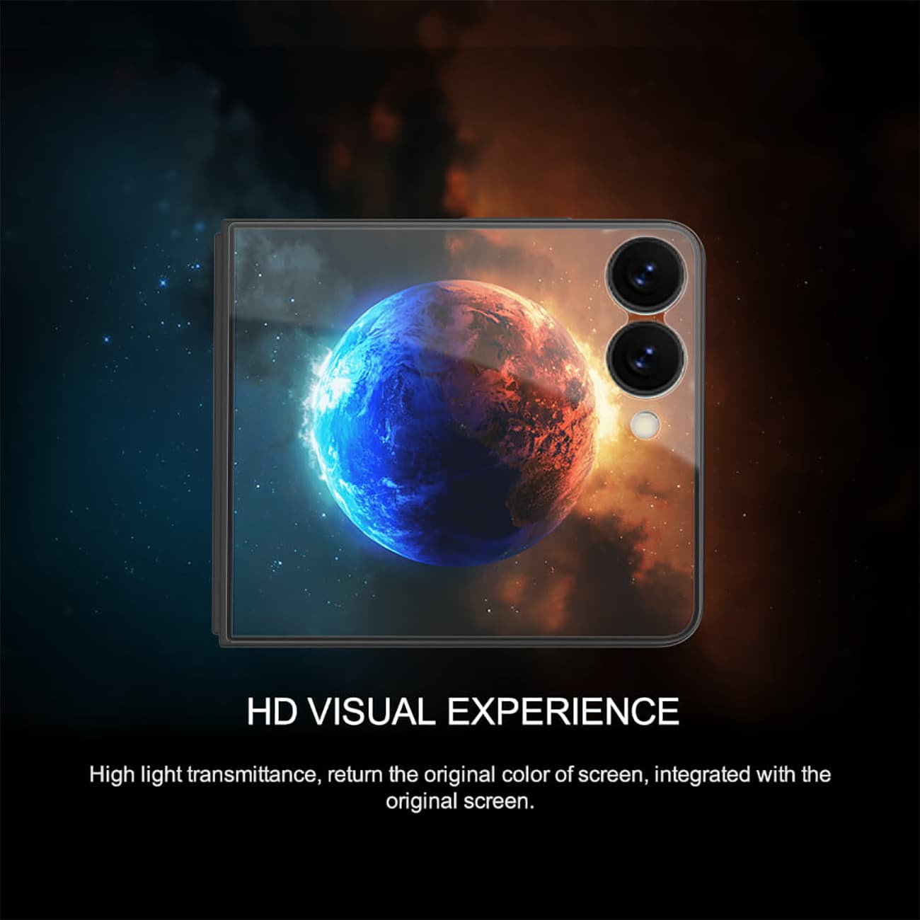 گلس گوشی سامسونگ Galaxy Z Flip7 نیلکین Nillkin Amazing CP+ Pro — تصویر ۶
