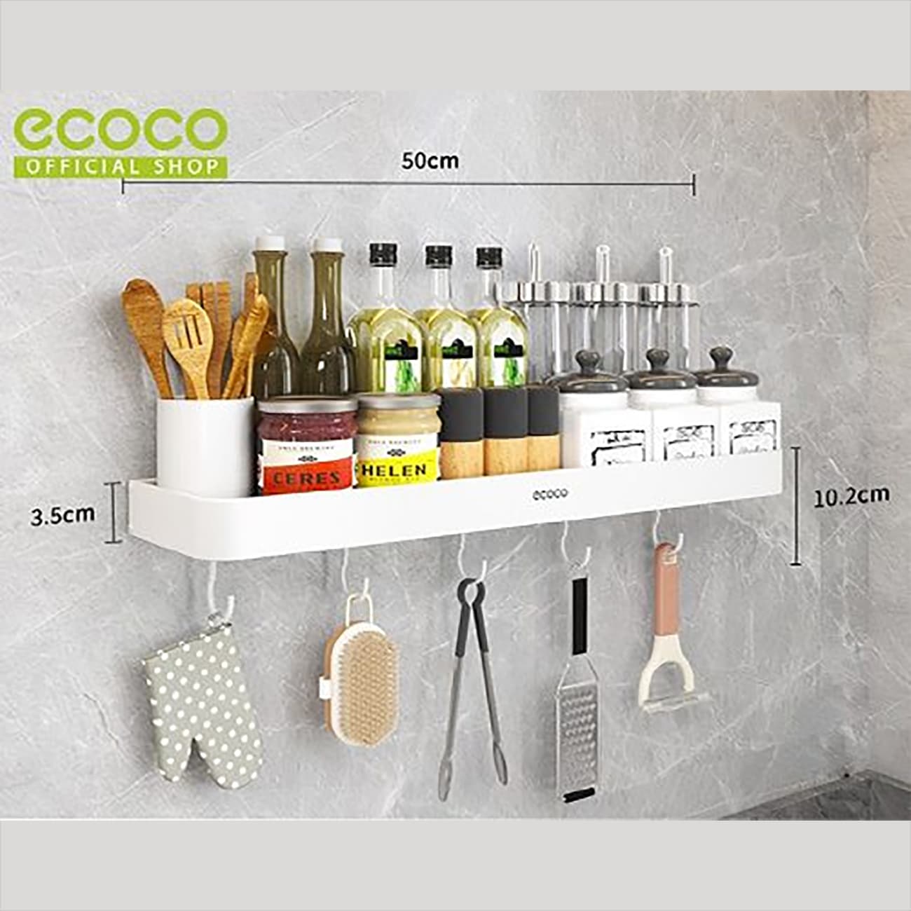 استند دیواری فلزی 50 سانتی متری اکوکو ECOCO مدل E2338 — تصویر ۴