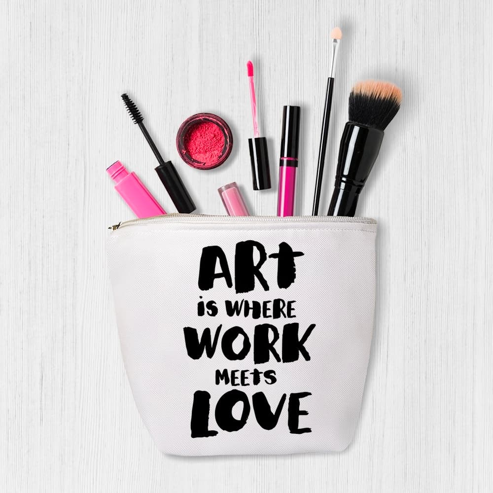 کیف لوازم آرایش Art Is Where Work Meets Love — تصویر ۳