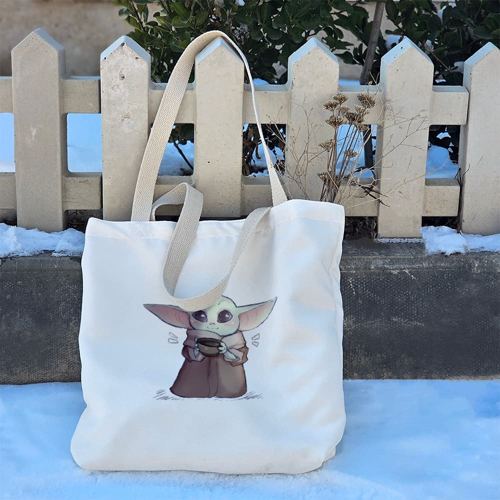 توت بگ پارچه ای بیبی یودا (Baby Yoda) — تصویر ۶