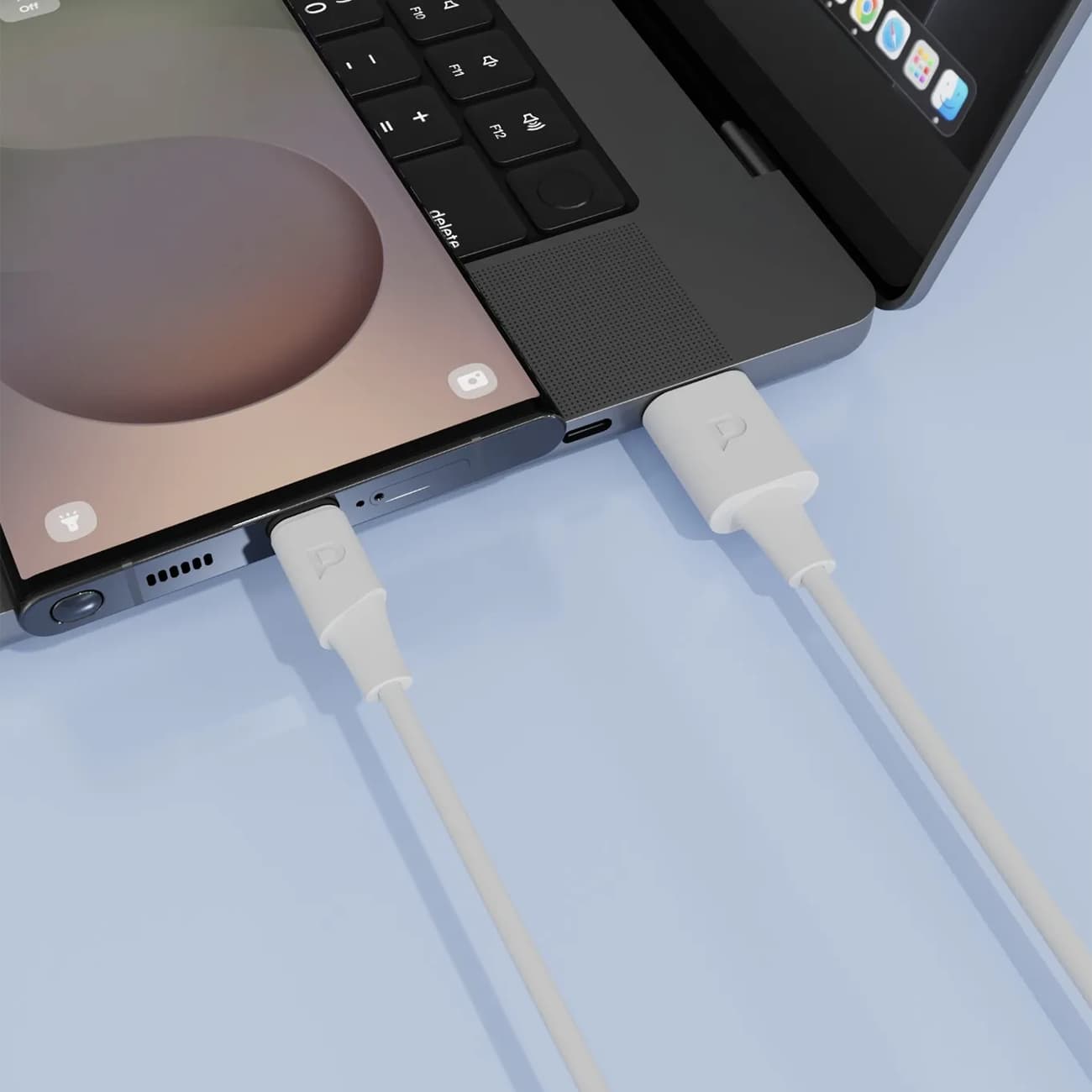 کابل USB به تایپ سی 5 آمپر پاورولوژی Powerology PCAB015BK — تصویر ۵