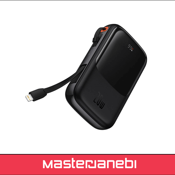 پاوربانک شارژر سریع 20 وات 10000 بیسوس Baseus Qpow Pro Fast Charge Power Bank PPQD020001 — تصویر ۹