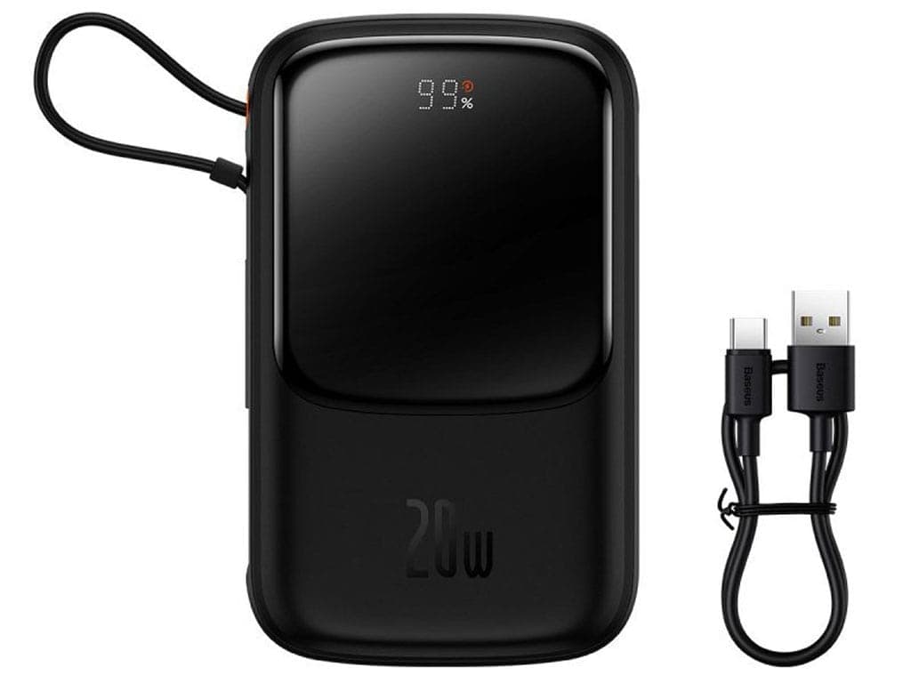 پاوربانک شارژر سریع 20 وات 10000 بیسوس Baseus Qpow Pro Fast Charge Power Bank PPQD020001 — تصویر ۲