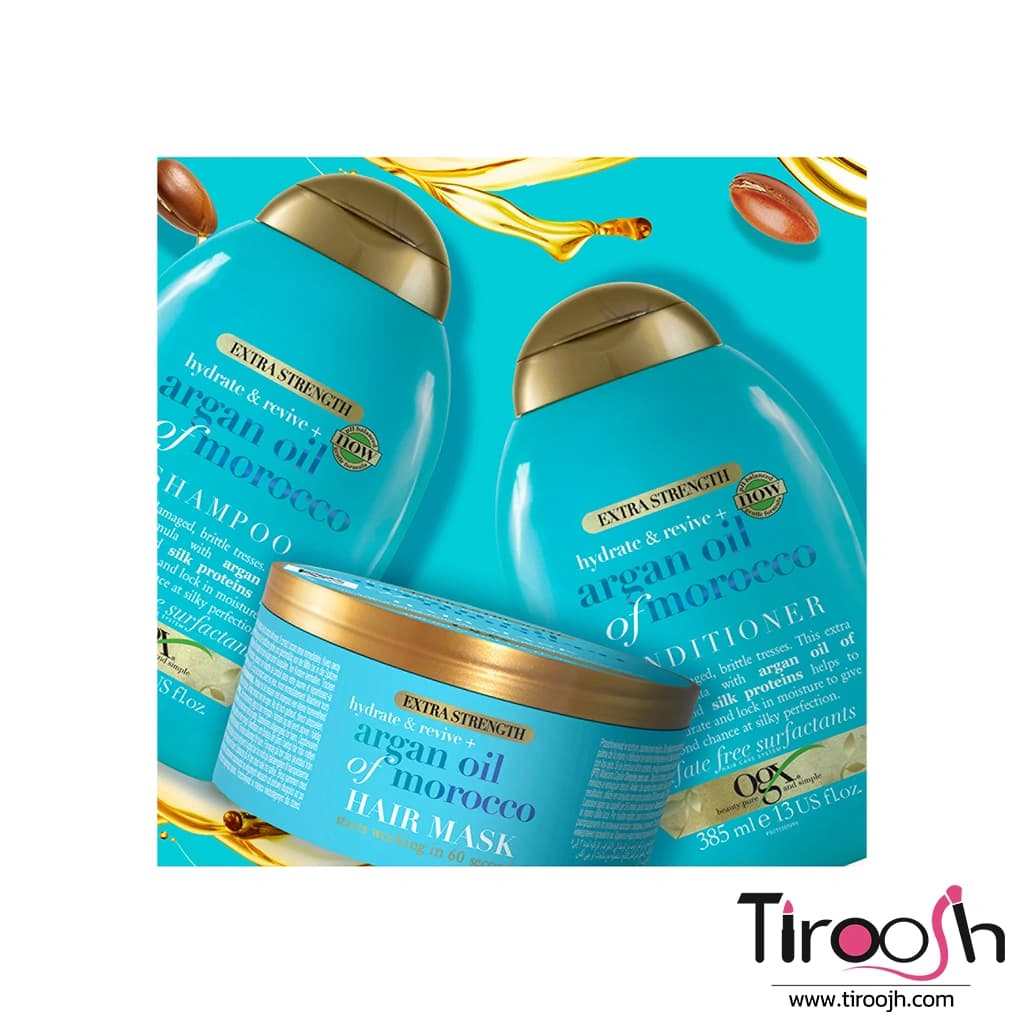 کرم مو آبرسان روغن آرگان مراکشی او جی ایکس — تصویر ۳
