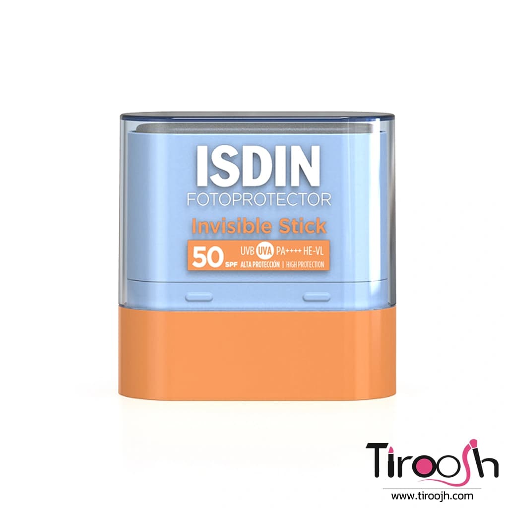 ضد آفتاب استیکی ایزدین بی رنگ SPF50+