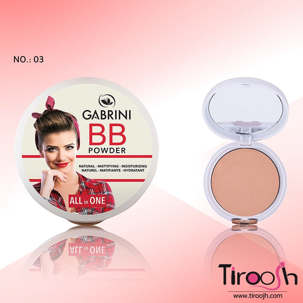 پنکک bb گابرینی شماره 1 و 2 مات و مرطوب کننده — تصویر ۴